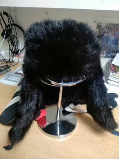 Шапка норковая из кусочков