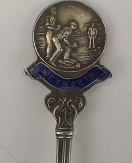 Боулинг Ложка серебро 1936 год англия