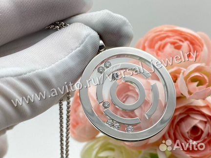 Подвеска Chopard pendant happy diamond бриллианты