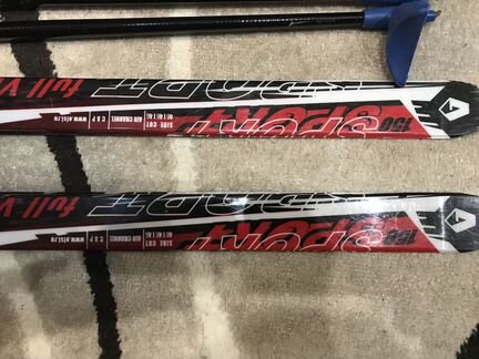 Лыжи детские 150 см + ботинки 38 размер +палки