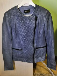 Куртка кожаная Massimo dutti