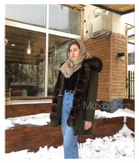 Парка с натуральным мехом