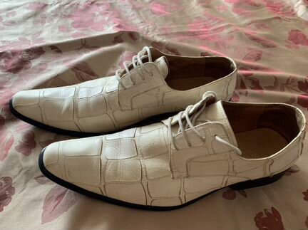 Туфли цвет слоновой кости 44 р Италия, Luca Trucer