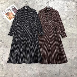 Платье в горох Celine