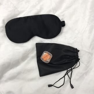 Шелковая маска для сна, шёлк в шёлке 19мм