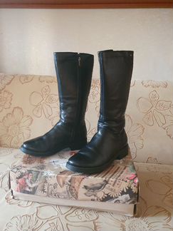 Сапоги зимние кожаные для девочки (фирма Лель)