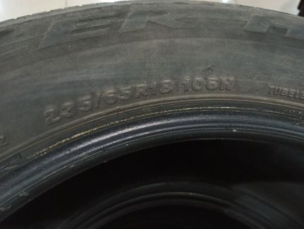 Летняя резина Bridgestone Dueler 235/65R18